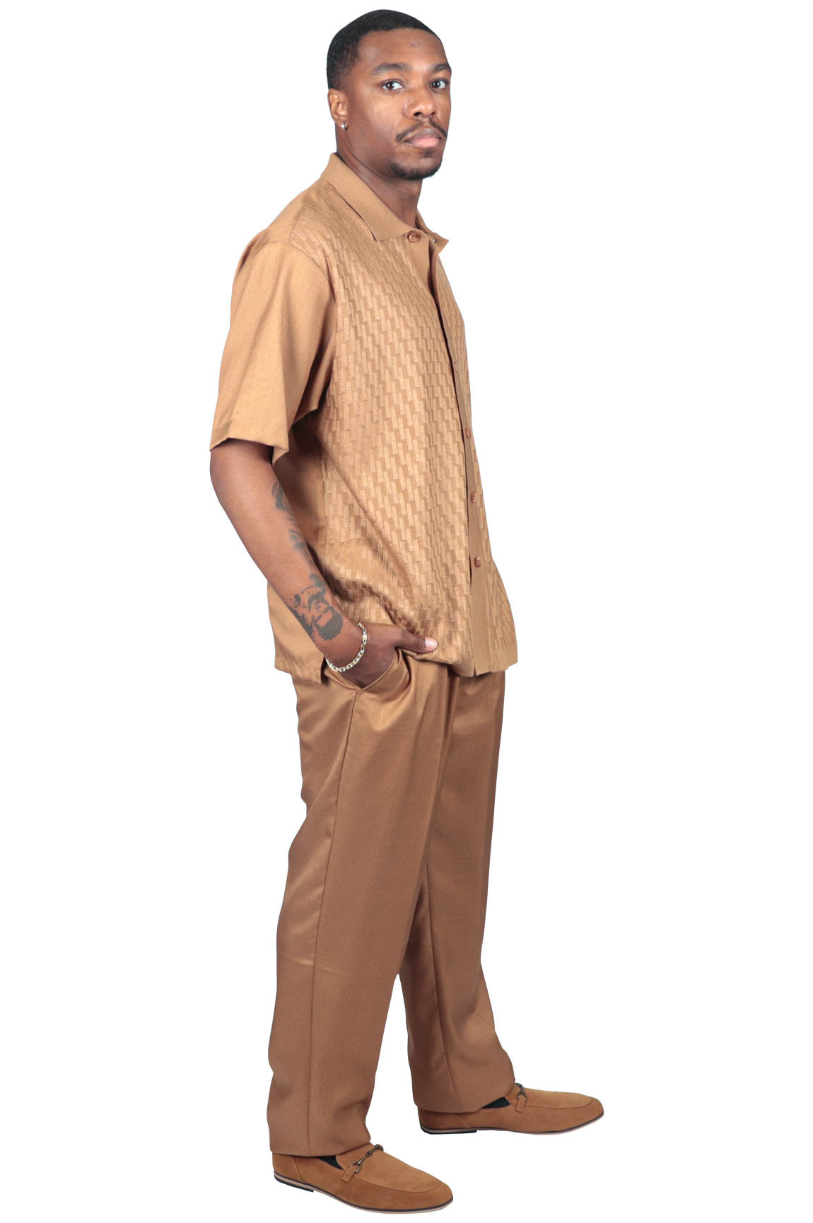 Solid Man Solid Man 2 Piece Set, Tan – MADDGEAR BOUTIQUE