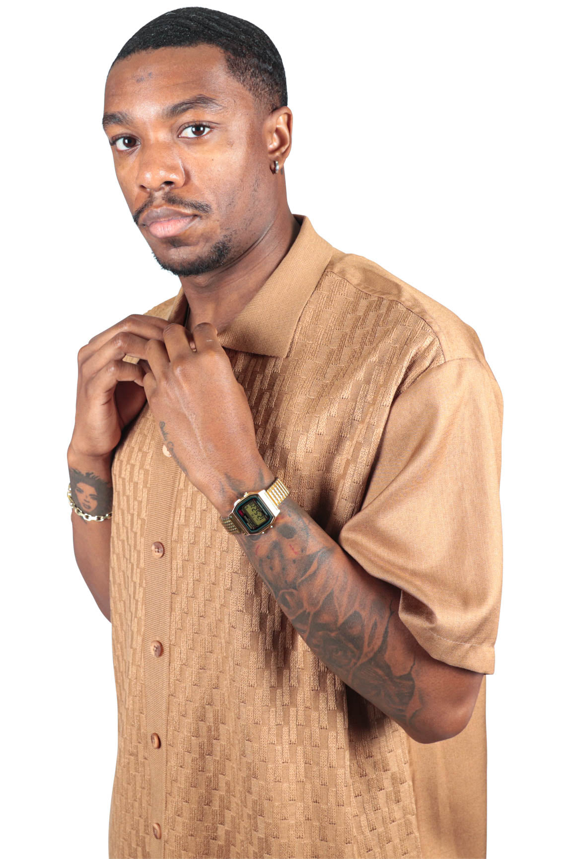 Solid Man Solid Man 2 Piece Set, Tan – MADDGEAR BOUTIQUE