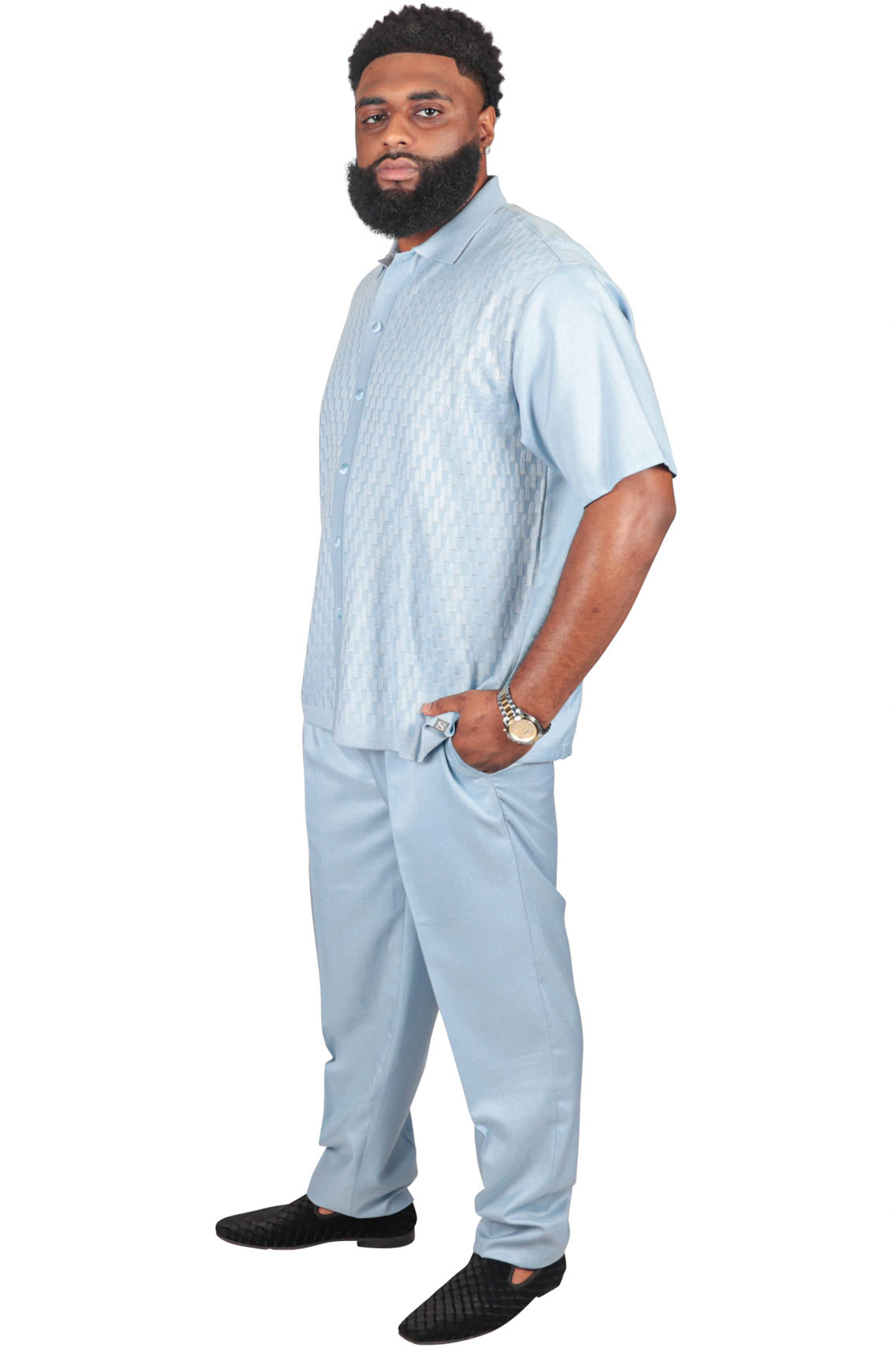 Solid Man Solid Man 2 Piece Set, Light Blue – MADDGEAR BOUTIQUE