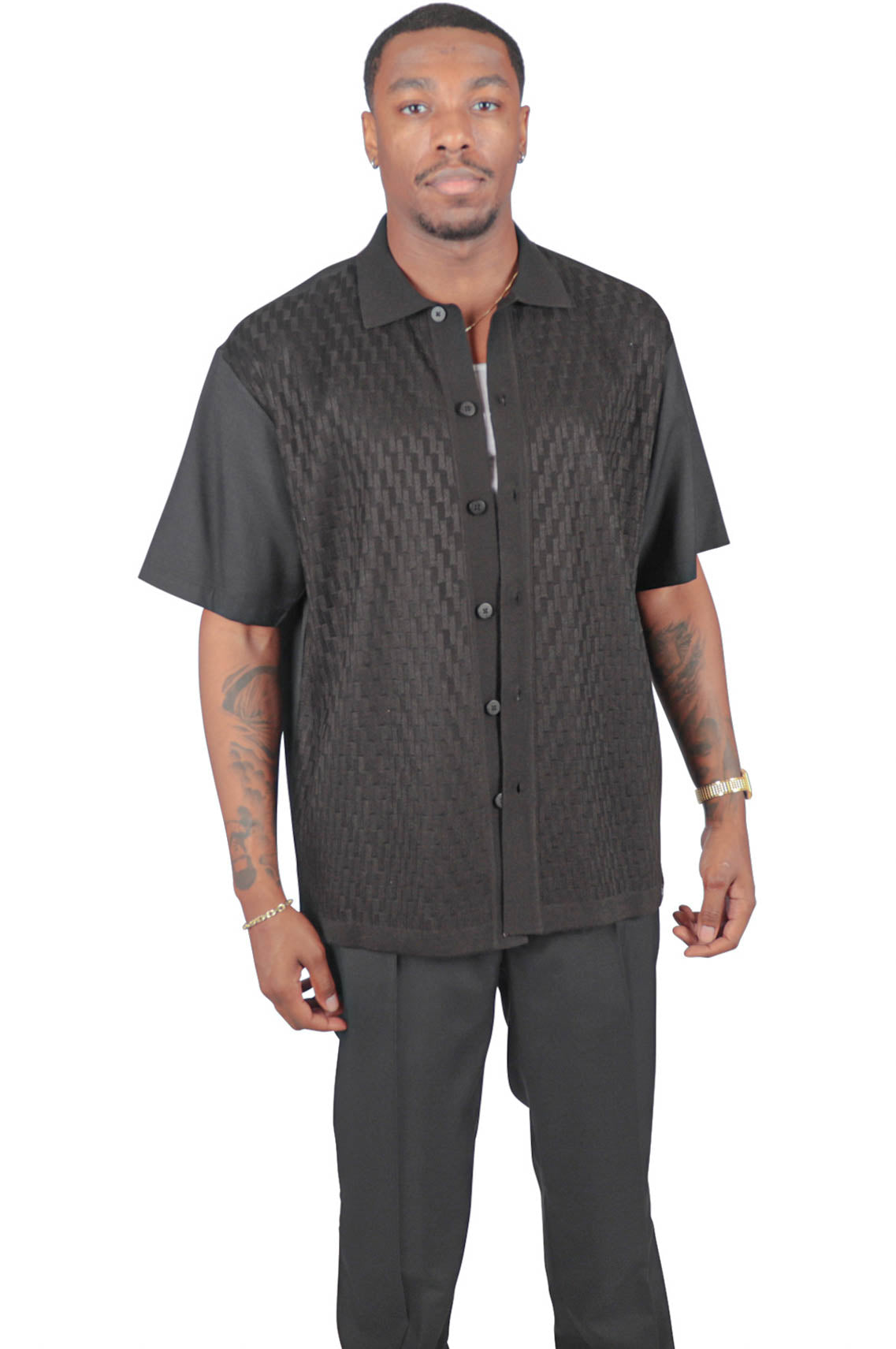 Solid Man Solid Man 2 Piece Set , Black – MADDGEAR BOUTIQUE
